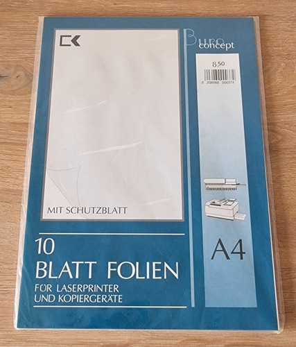 Folien für laserprinter und - für,